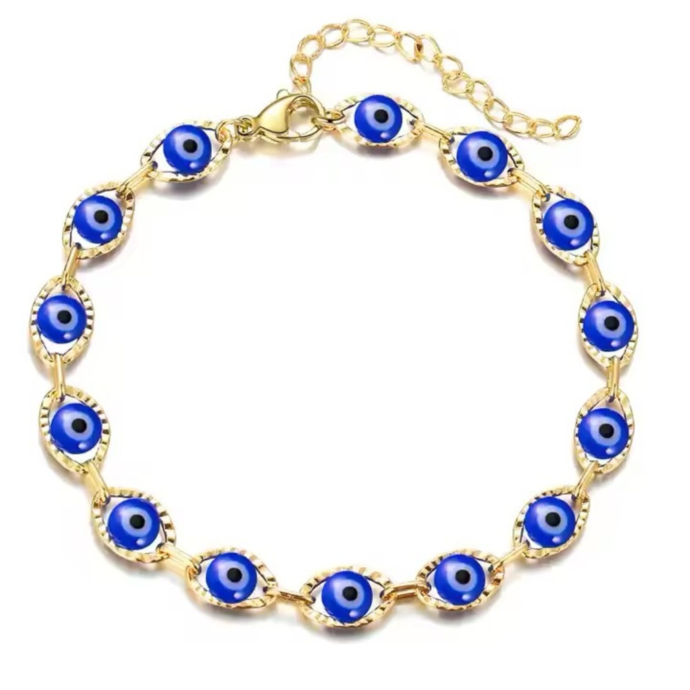 ❗️18K Gold Plated Evil Eye Bracelet